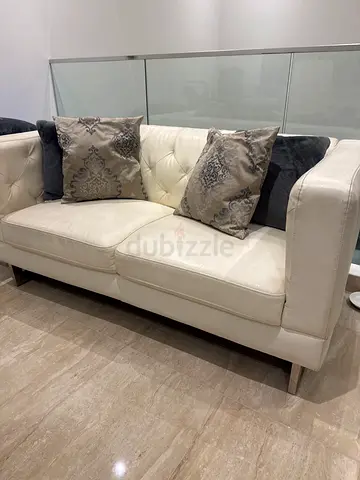 Sofa cream 2 seater