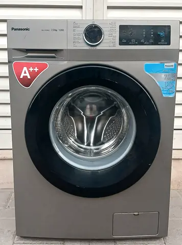 Front Load Panasonic 7kg washing machine, grey color, condition perfect working.