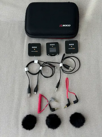 RØDE Wireless GO II Dual – Complete Kit + Extra Case – Like New