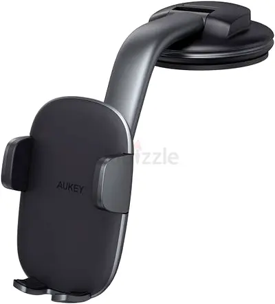 Aukey Windshield Dashboard Car Mount Holder, 360 Degree Rotating Base, Wide Compatibility Up To 1.9