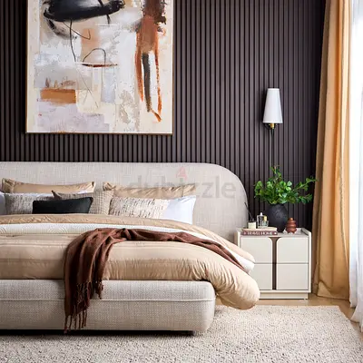 Nordic French Queen bed Frame
