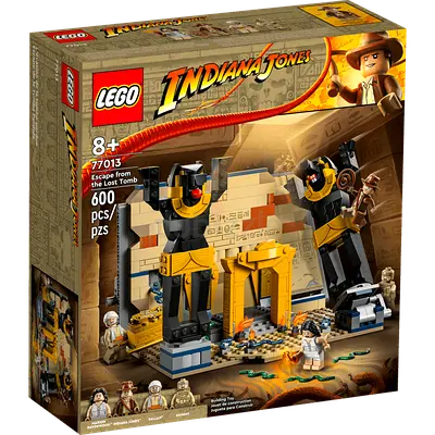 LEGO Indiana Jones 77013 Escape from the Lost Tomb - 600 pcs, Complete Set
