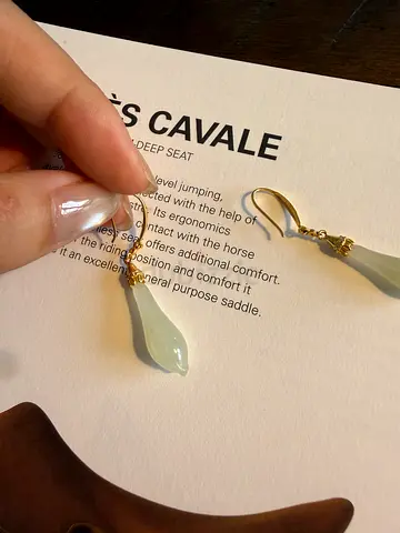 jade earrings