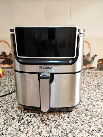 Moosoo Stainless Steel Air Fryer - Compact Digital, Good Condition