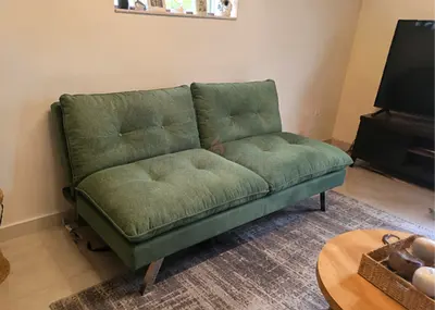 Versatile Green 3-seater Convertible Sofa Bed - Brand New