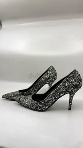 Dsquared2 Silver Glitter Pumps - Size 39