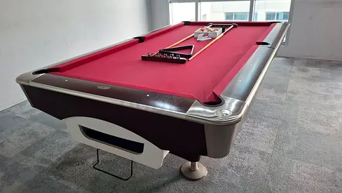 8 feet knight shot Spyder Return ball Used pool billiards table is for sale