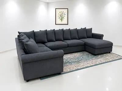 Large L-Shape Sofa Bed
Comfortable Seating • Two Sleeping Sections • Extra Storage