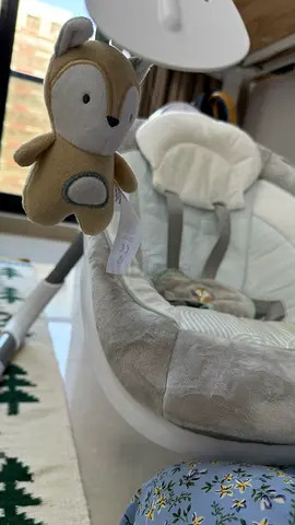 Lightweight Baby Swing/Seat with Plush Toy - Good Condition