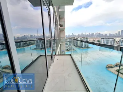SKYLINE BURJ VIEW HIGHER FLOOR | ELEGANT 1BR UNFURNISHED