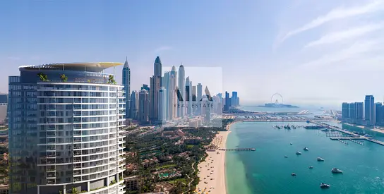 Palm Beach Tower 1, 1BR with Burj Al Arab & Sea Views