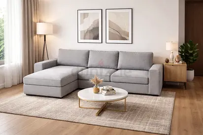 IKEA Kivik L Shape Sofa Gray