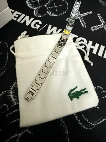 Lacoste stainless steel bracelet for men