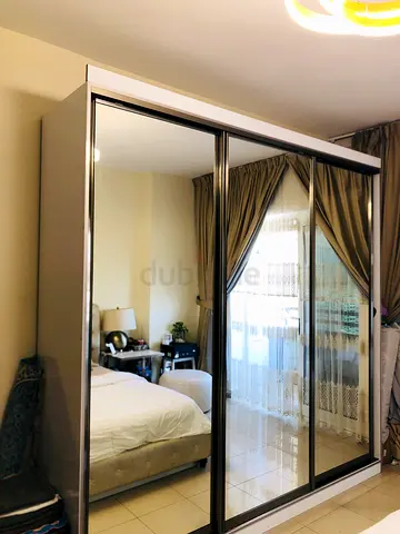 Large Sliding Mirrored Wardrobe
