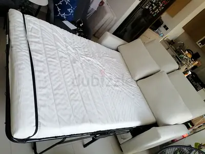 Vimle Ikea Fold-out Sofa Bed in Good Condition - Beige Cushions