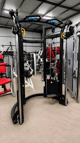 Functional Trainer Cable Machine – Dual Pulley Gym Station (Good Condition)
