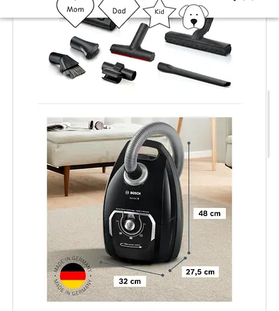 Bosch company vacium cleaner for sale good working 💪