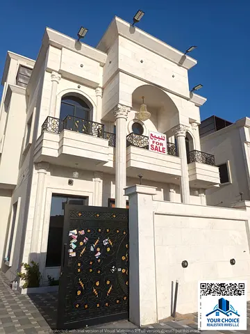 Villa for Sale in Al Zahya – Premium Finishing ✨ A great opportunity to own a stylish villa in a quiet and desirable location: Plot Area: 3014 sq.ft