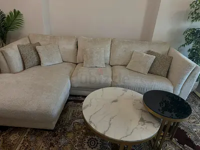 Royal Furniture L-shaped sofa for sale.