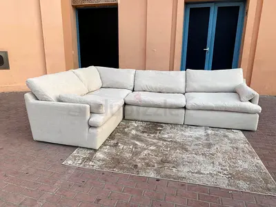 4_ pieces Modular Home Center Swin Sofa Beige