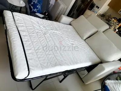 Vimle Ikea Convertible Sofa Bed with Fold-Out Mattress - Light Grey