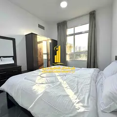 First occupancy, luxurious and elegant two-bedroom apartment with a fully furnished living room, ava