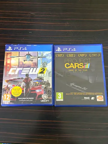 The Crew 2 and Project Cars for PS4