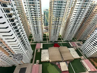 2bhk For sale on installments, partial city view and garden