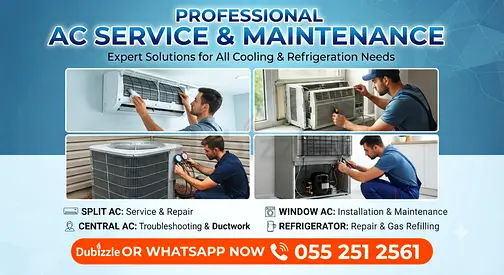 Call for Ac and refrigerator maintenance.