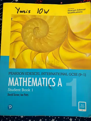 Pearson Edexcel IGCSE Mathematics Student Book 1 (includes unused/unscratched code for digital copy)