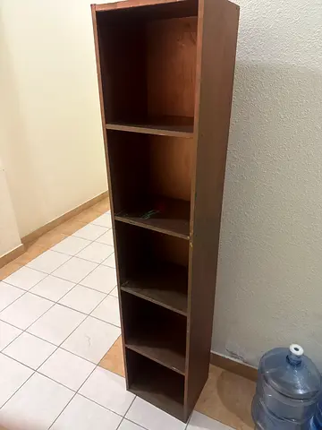 Wooden 5-Compartment Shelf / Bookcase - Used