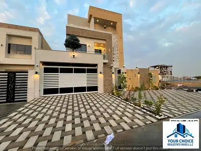 Luxury villa for sale in Al Helio 2, Ajman. Modern and elegant design with super deluxe finishes. Prime location close to all amenities. Spacious layo