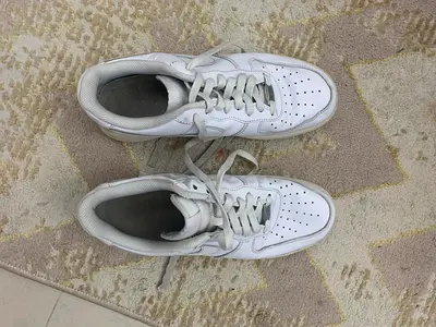Used white airforces, size 44.5