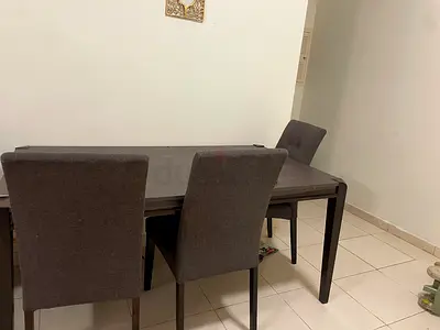 Dining table with chairs