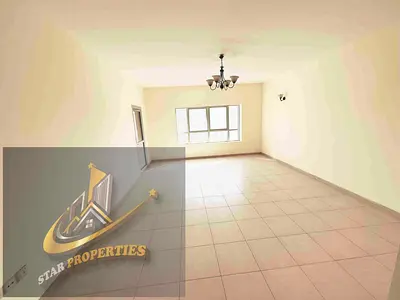 BIG OFFER/// FREE COVERD PARKING // HUGE 2 BEDROOM HALL WITH BALCONY ONLY 40K IN AL QASIMIA