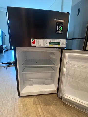 Mini fridge - clean interior, works perfect, not used