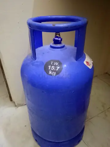 Used 15.7 kg Blue Gas Cylinder (Propane/Butane) - Good Condition