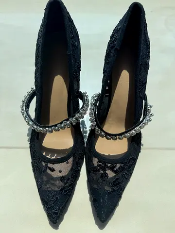Black heels