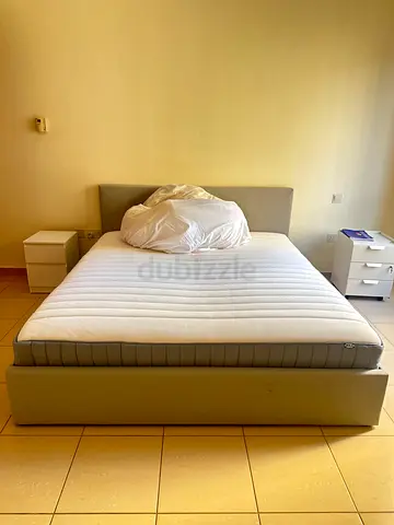 IKEA Slattum Upholstered bed frame