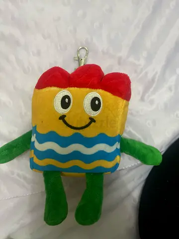 Multi Color Plushie Key Chain