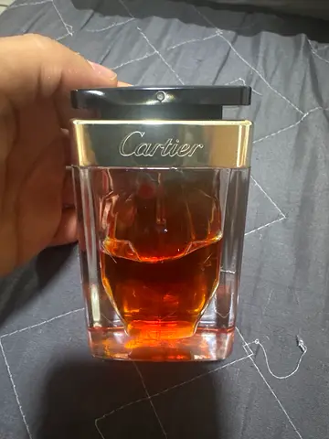 Cartier mens fragrance bottle (partially used)