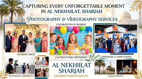 Professional Photographer Videographer in Al Nekhailat, Sharjah | Commercial Corporate S