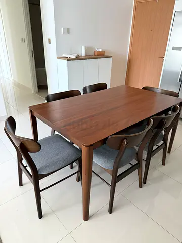 Dining table with chairs