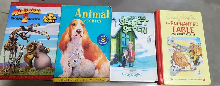 Collection of 4 Childrens Story Books - Enid Blyton, Animal Stories  More