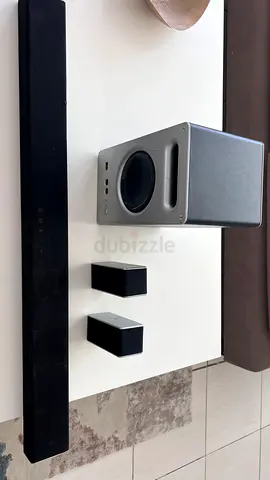 Soundbar with Wireless Subwoofer and Satellite Speakers - Good Working Condition
