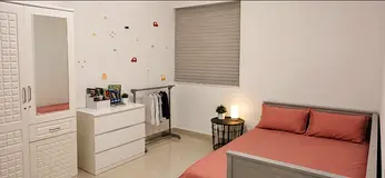 3 bed room furnished flat available for monthly rent in Airport Road (Madinat Zayed)