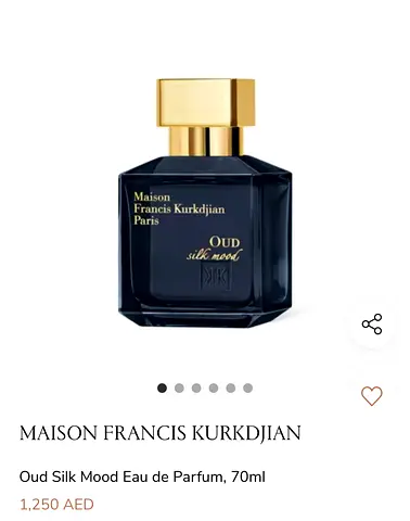 Maison Francis Kurkdjian Oud Silk Mood Eau de Parfum 70ml 20-40 ml left
