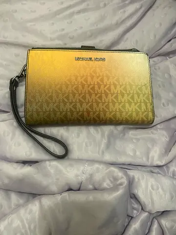 Yellow Michael Kors Wallet