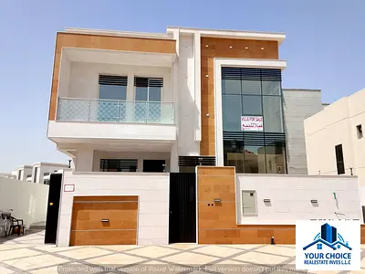 🏡 فرصة ذهبية لامتلاك فيلا فاخرة – أول ساكن في الحليو 2 – عجمان ✨ فيلا جديدة بتصميم عصري وموقع مميز على سكة رئيسية، تجمع بين الفخامة والمساحات الواسعة