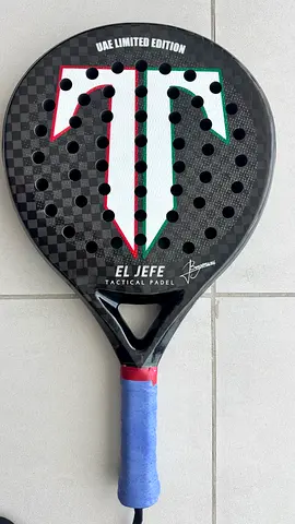 El Jefe Tactical Padel Racket - UAE Limited Edition, Good Condition